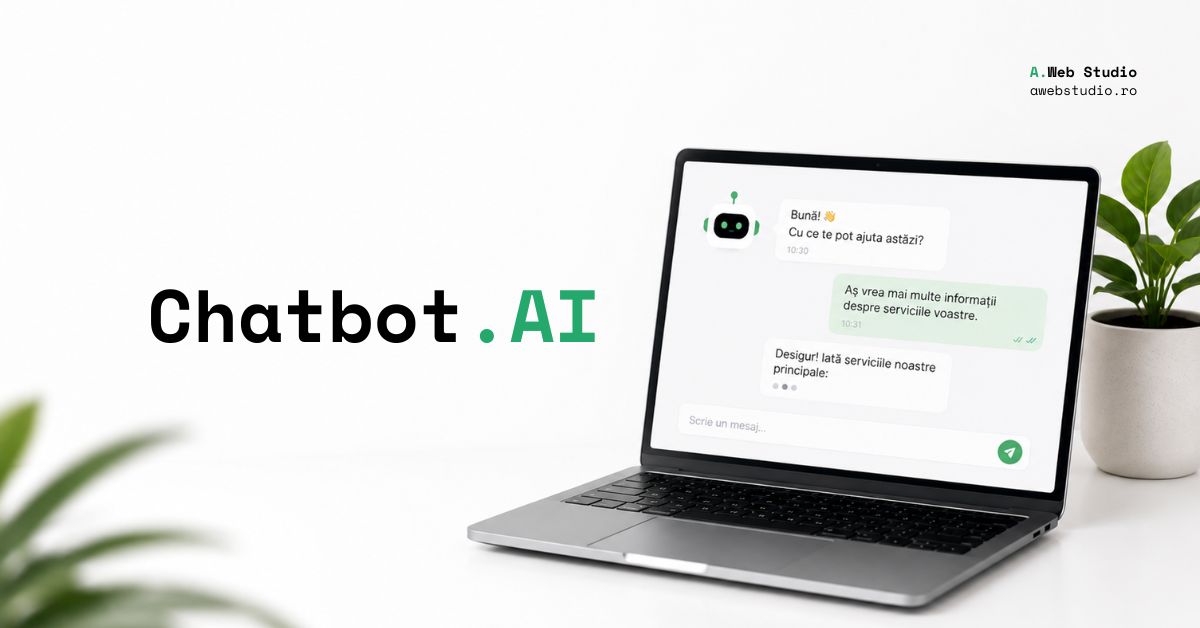 Ce poate face un chatbot AI pentru o firmă mică - awebstudio.ro